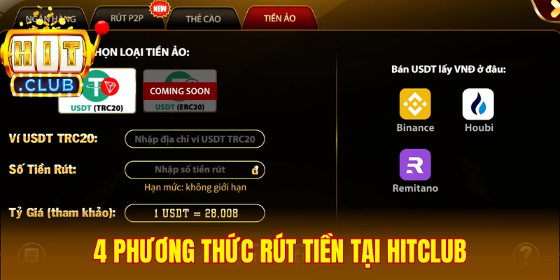 4 phương thức hỗ trợ hội viên rút tiền nhanh chóng